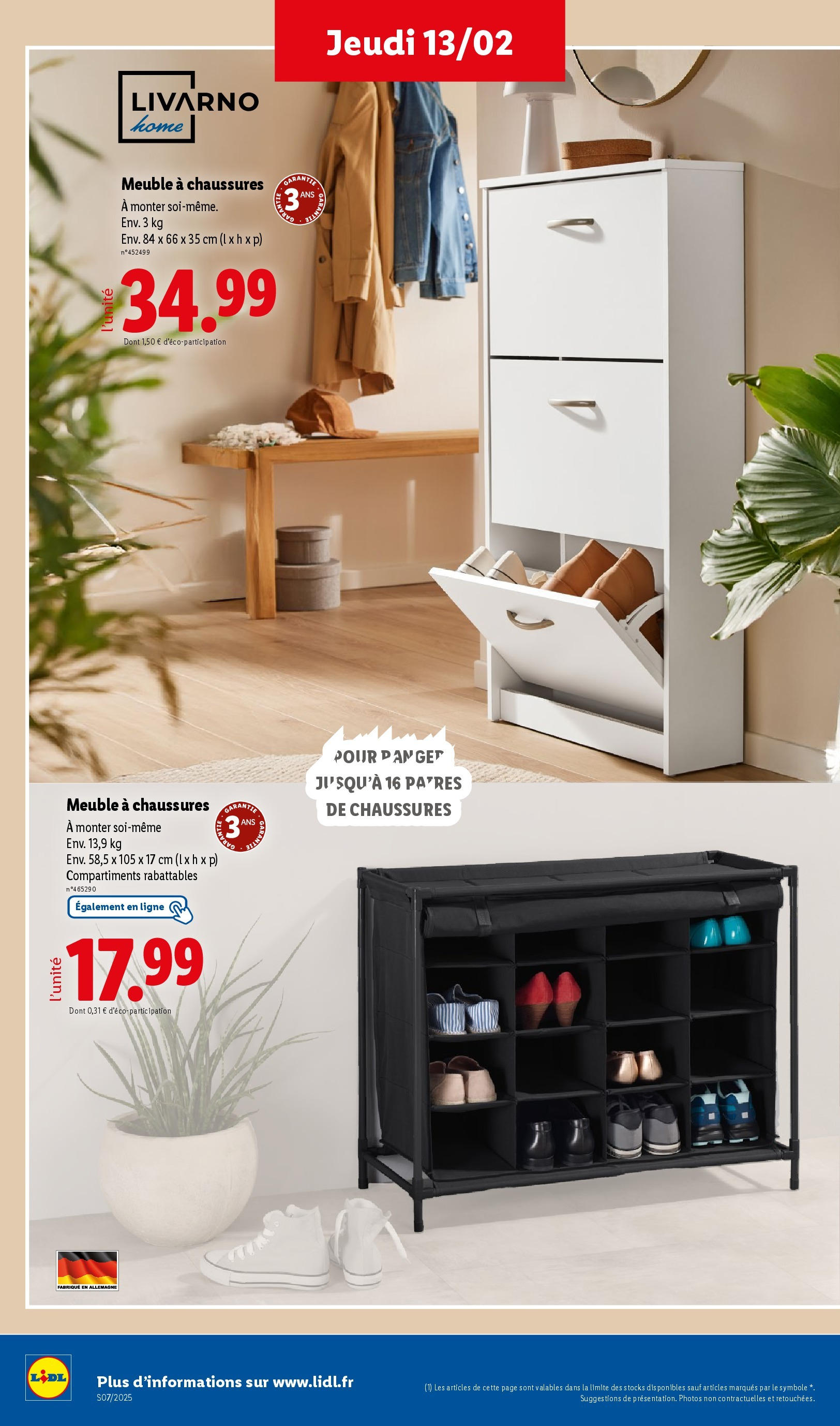 Catalogue Retrouvez nos offres exclusives de la semaine, toujours à prix Lidl !, page 00038