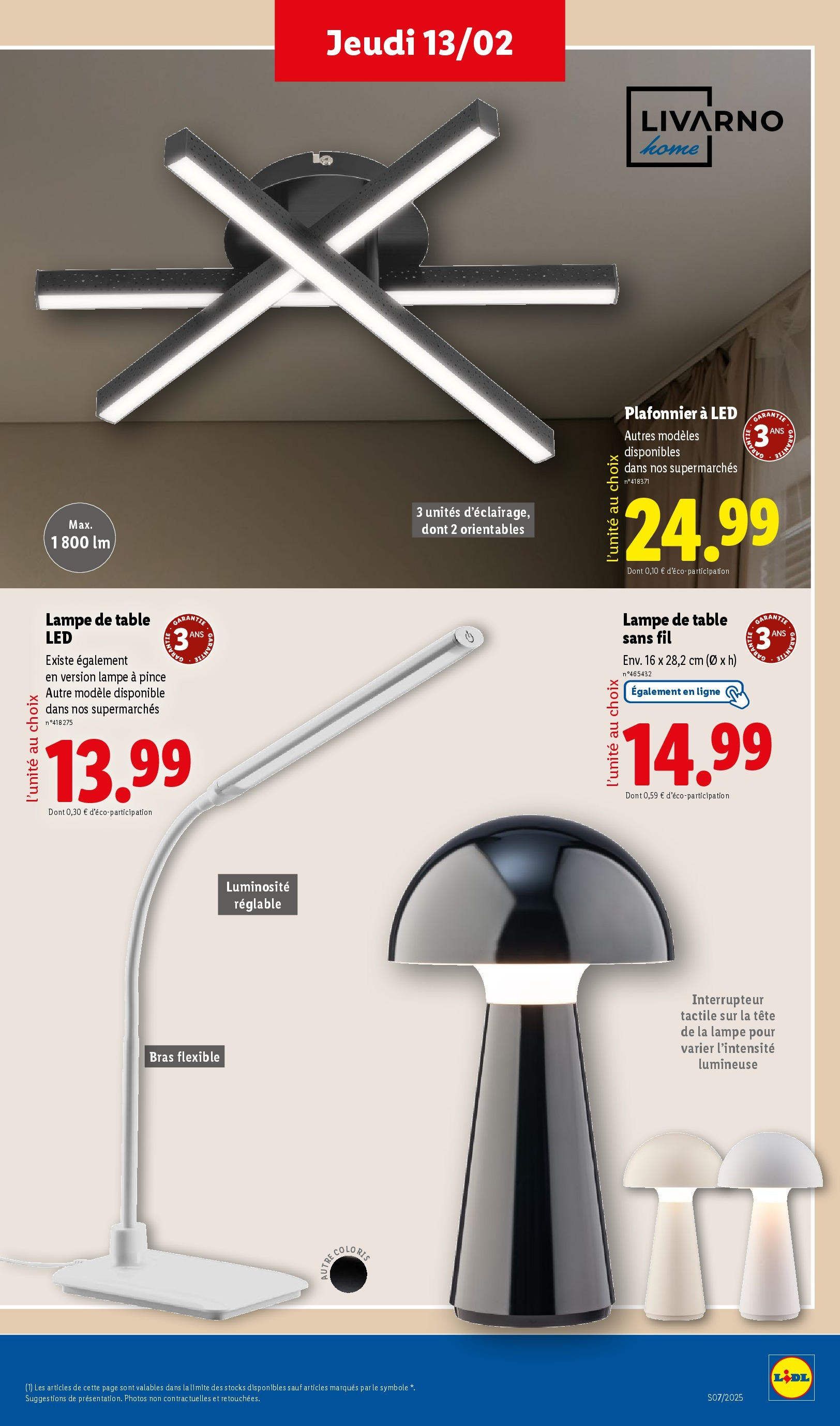 Catalogue Retrouvez nos offres exclusives de la semaine, toujours à prix Lidl !, page 00043