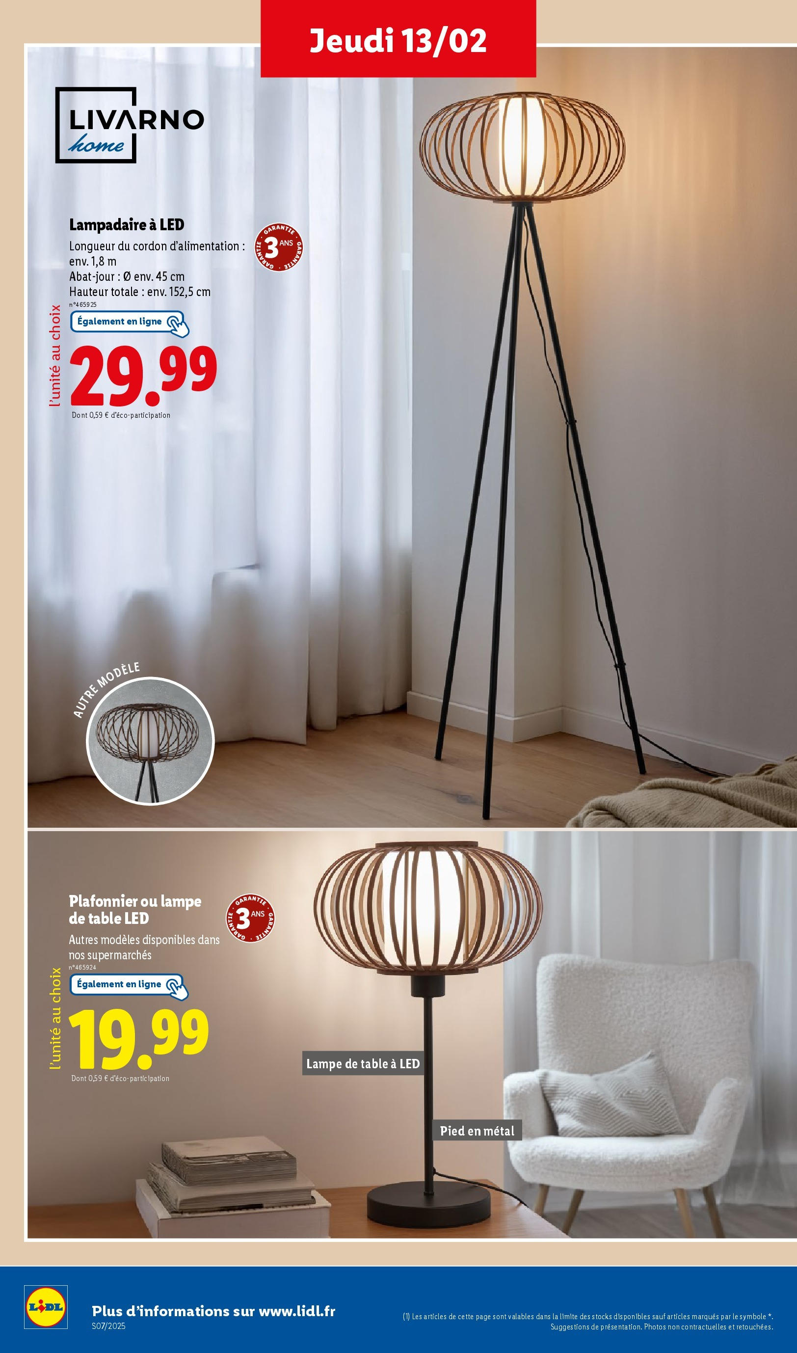 Catalogue Retrouvez nos offres exclusives de la semaine, toujours à prix Lidl !, page 00044