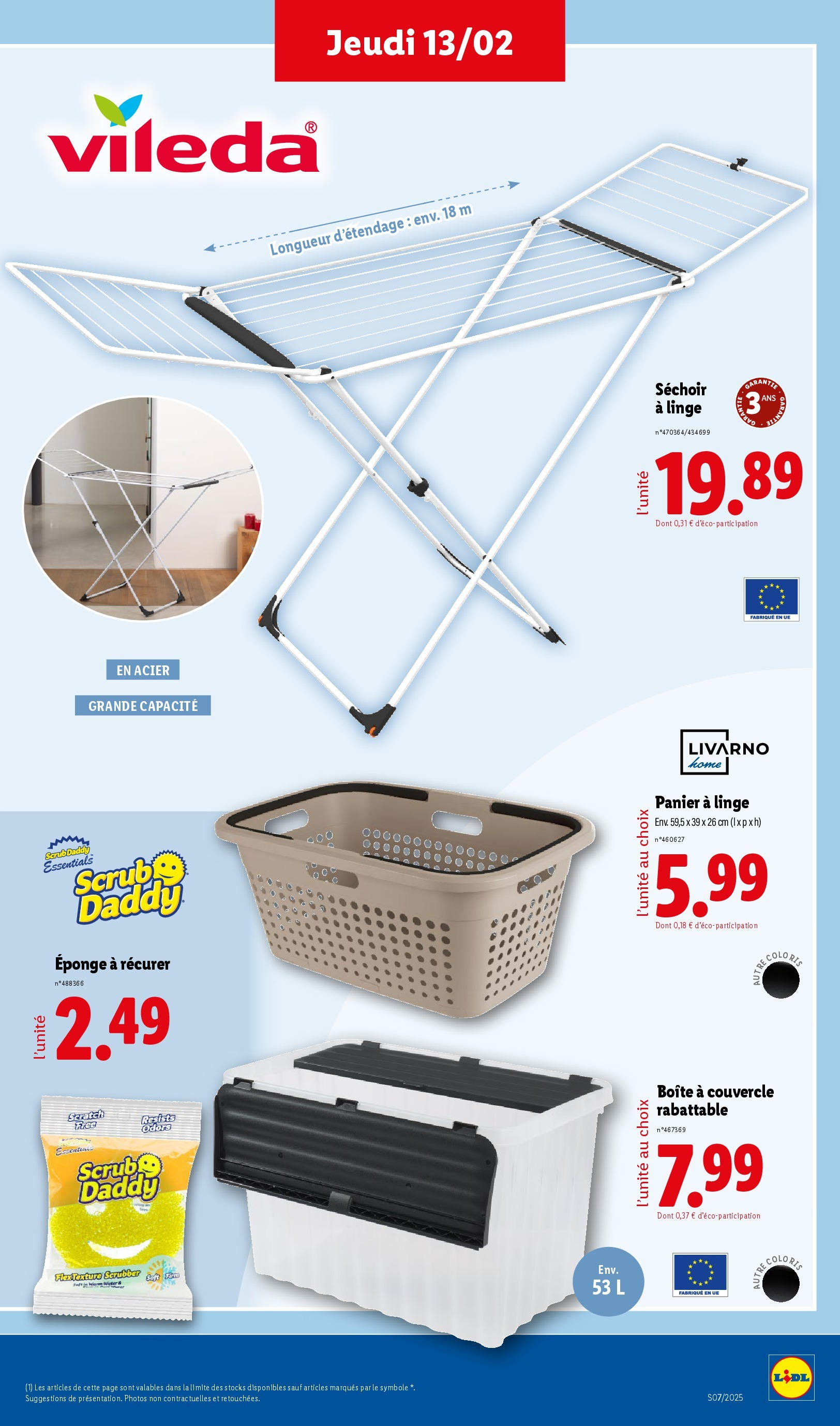 Catalogue Retrouvez nos offres exclusives de la semaine, toujours à prix Lidl !, page 00051