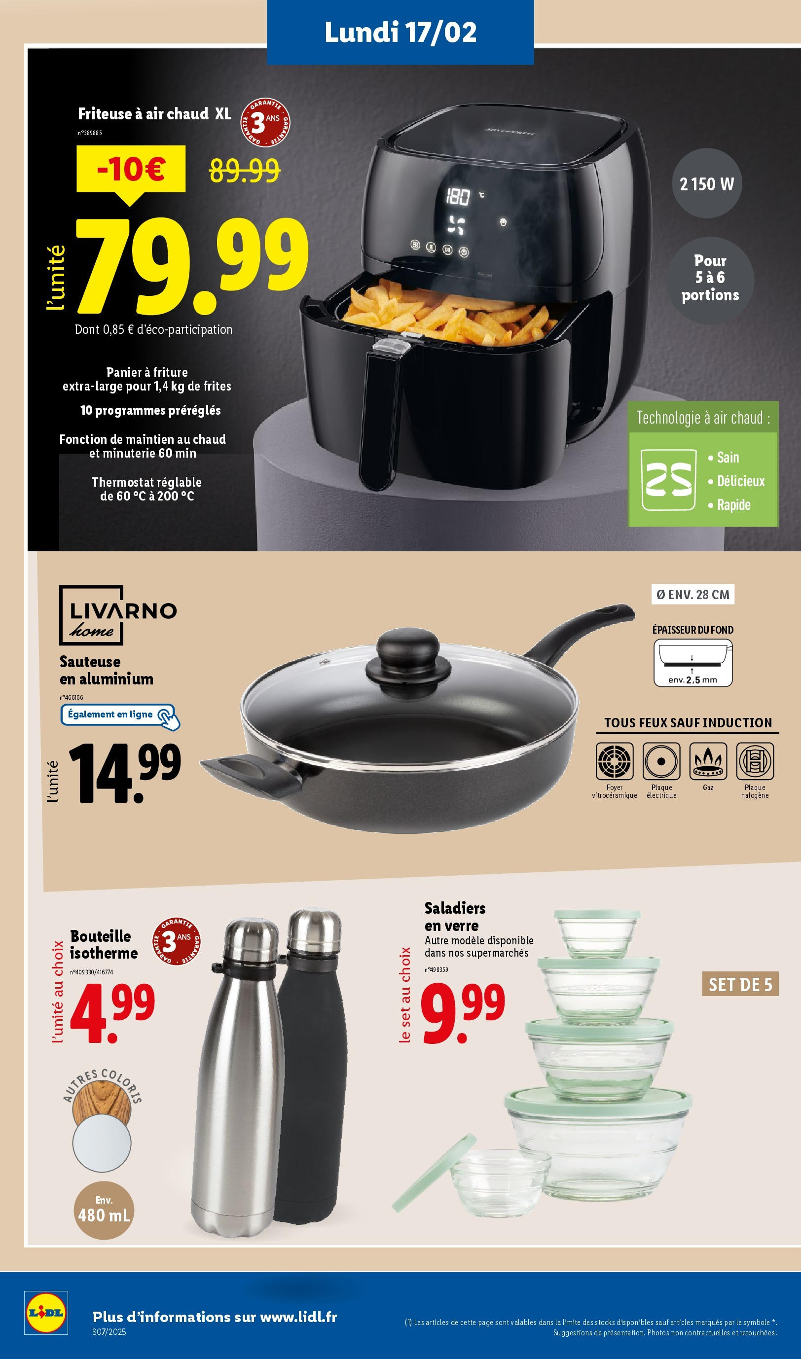 Catalogue Retrouvez nos offres exclusives de la semaine, toujours à prix Lidl !, page 00060