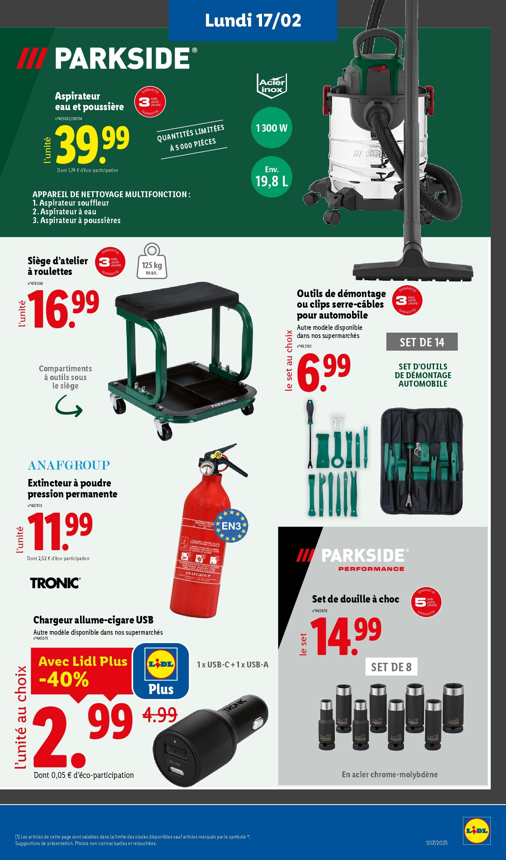 Catalogue Retrouvez nos offres exclusives de la semaine, toujours à prix Lidl !, page 00063