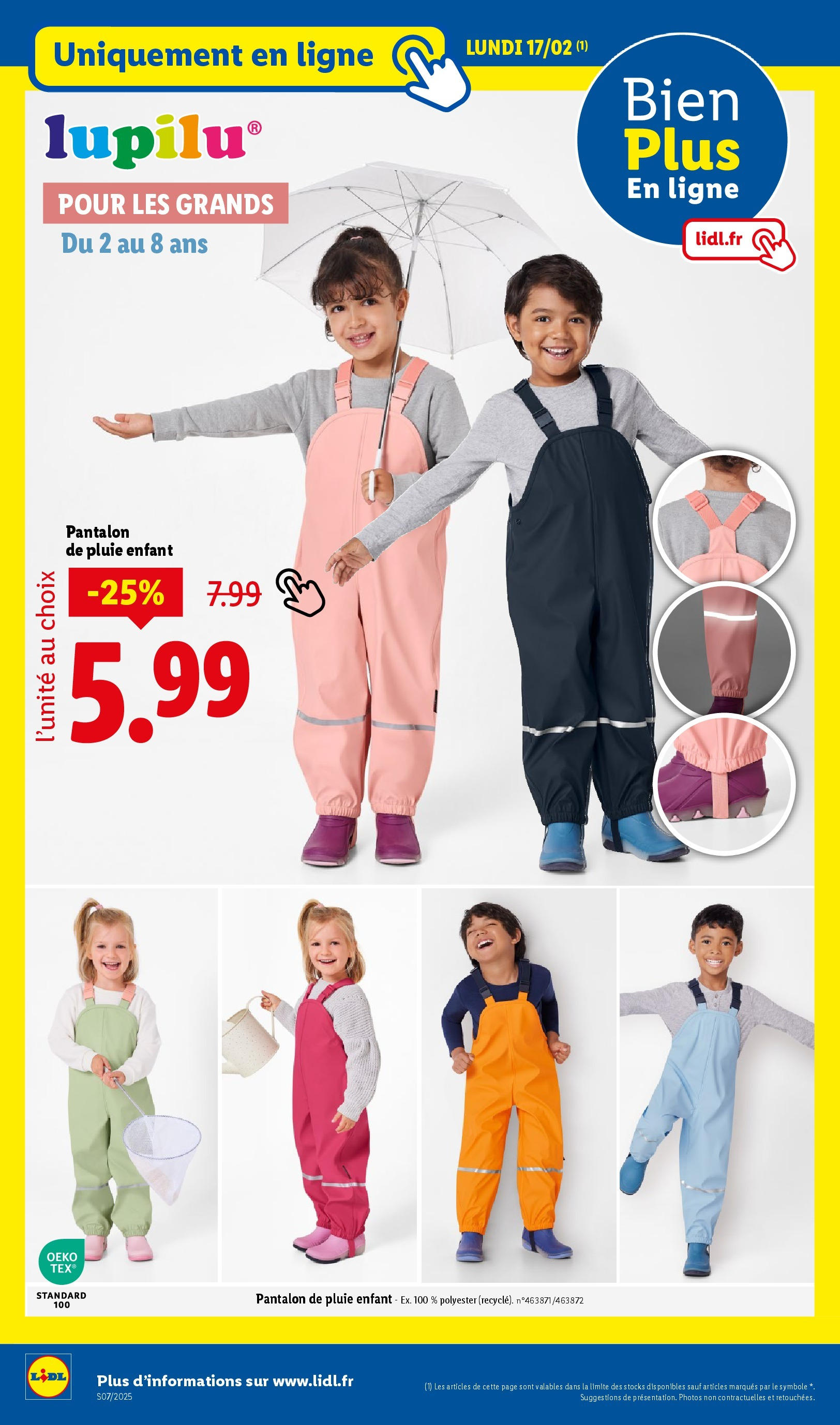 Catalogue Retrouvez nos offres exclusives de la semaine, toujours à prix Lidl !, page 00072