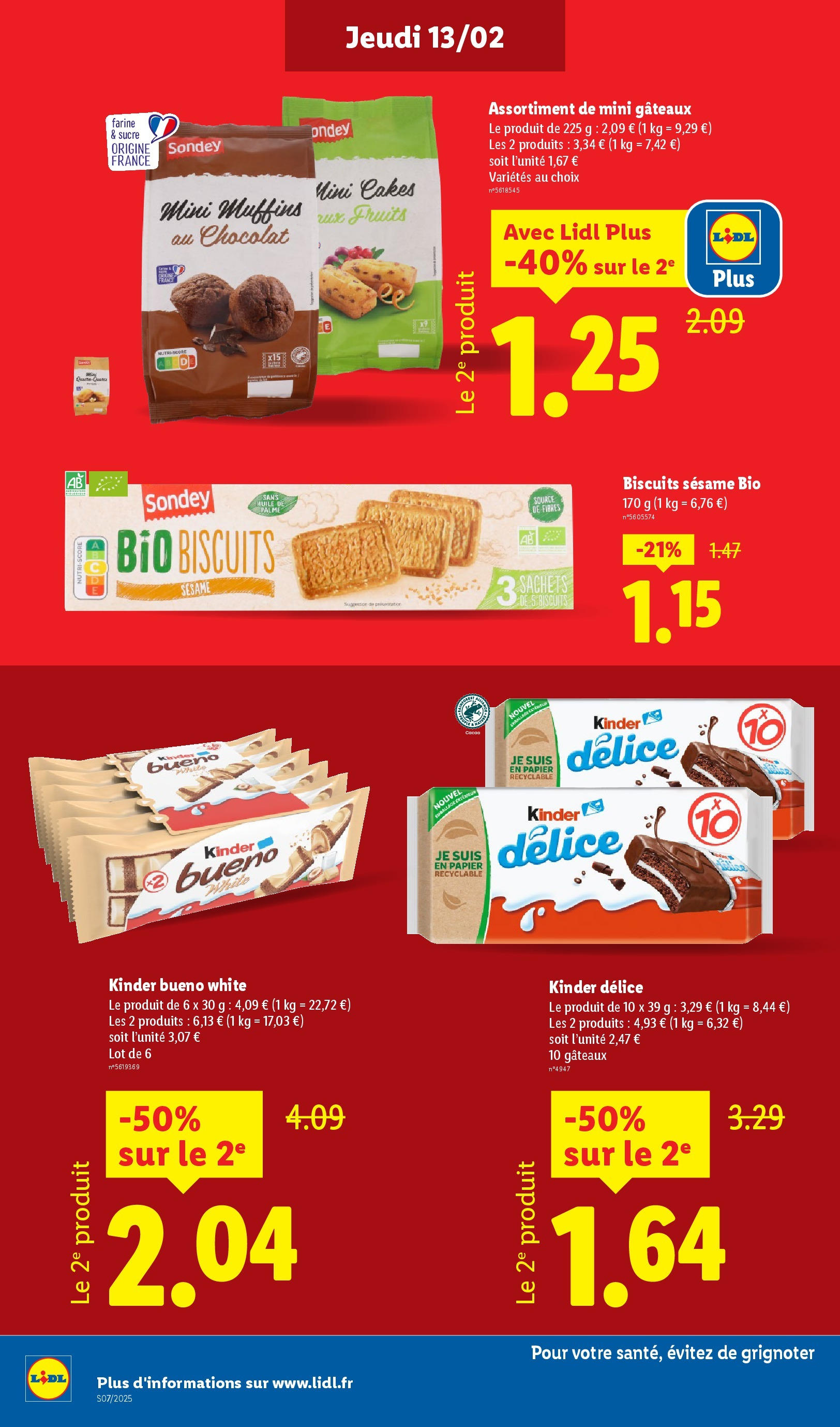 Catalogue Retrouvez nos offres exclusives de la semaine, toujours à prix Lidl !, page 00016