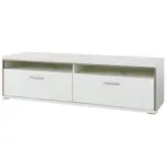 Möbelix TV-Element Trento B: 184 cm Silberfarben/Weiß