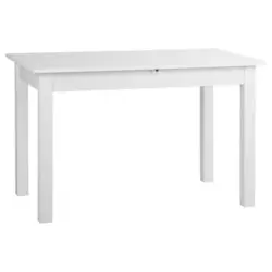 Esstisch Ausziehbar Coburg 120-160x70 cm Weiß