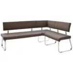 Möbelix Eckbank Braun Lederlook Arco 200x150 cm