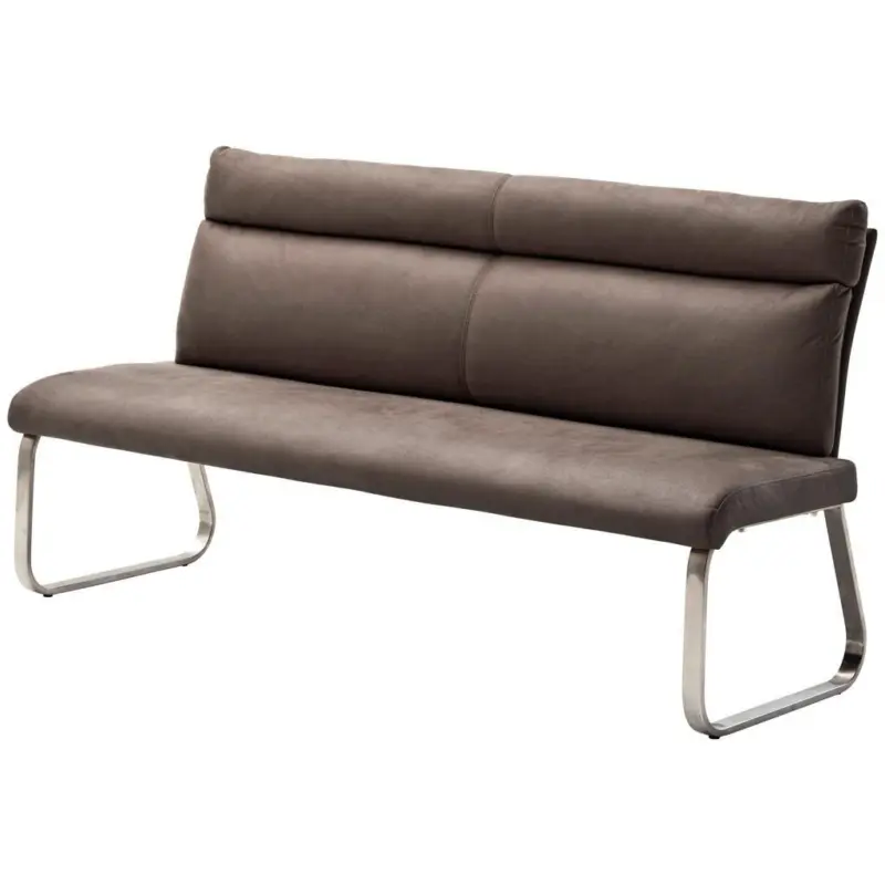 Sitzbank mit Lehne Braun Rabea B: 180 cm