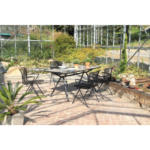 Möbelix Gartensessel-Set 6-Tlg. Stapelbar Alpha Rope Aluminium