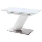 Möbelix Esstisch Ausziehbar Galina 140-180x80 cm Weiß