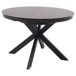 Esstisch Ausziehbar Winnipeg 120-160x120 cm Anthrazit