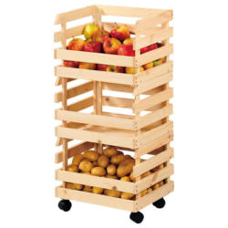 Obstkorb Holz Paul LxBxH: 37x80x30 cm