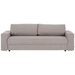 3-Sitzer-Sofa + Schlaffunktion mit Armlehnen Garcia Beige
