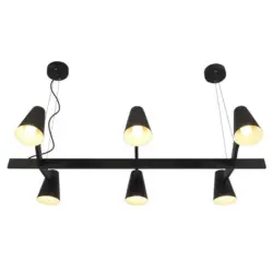 Hängeleuchte Biarritz H: 67 cm 6-Flammig Schwenkbar/Kürzbar