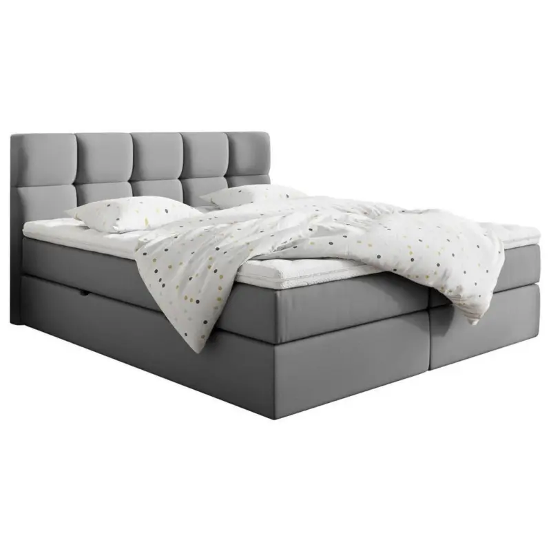 Boxspringbett Mit Topper Und Bettkasten 140x200 Lorie