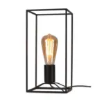 Möbelix Tischlampe Antwerp Schwarz mit Schalter