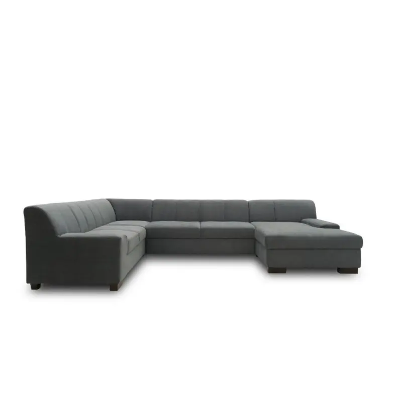 Wohnlandschaft Norma Mit Schlaffunktion Dunkelgrau