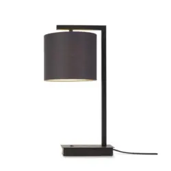 Tischlampe Boston Schwarz mit Schalter