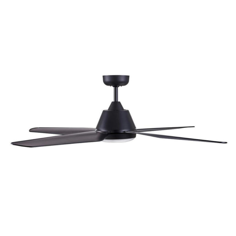 Deckenventilator Lucciair Aria Schwarz 4-Flügel,led-Leuchte