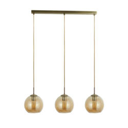 Hängeleuchte Balls H: 150 Cm 3-Flammig, Höhenverstellbar