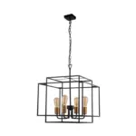 Möbelix Hängeleuchte Crate H: 152 Cm 4-Flammig, Höhenverstellbar