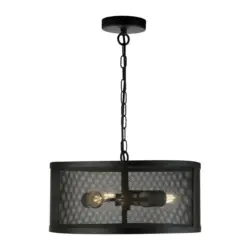 Hängeleuchte Fishnet H: 150 Cm 3-Flammig, Höhenverstellbar
