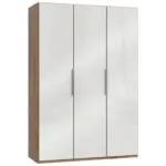 M&ouml;belix Dreht&uuml;renschrank B: 150 cm Level 36d Wei&szlig;/Eiche Dekor