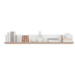 Möbelix Wandboard Liverpool B: 144 cm Holzdekor Weiß