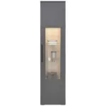 Möbelix Vitrine Atlanta B: 50,1 Cm Grau/eiche Dekor