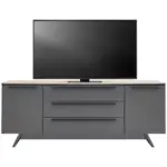 Möbelix Tv-element Atlanta B: 200,1 Cm Grau/eiche Dekor