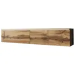 Möbelix TV-Lowboard Eiche Wotan B: 140 cm Eichefarben