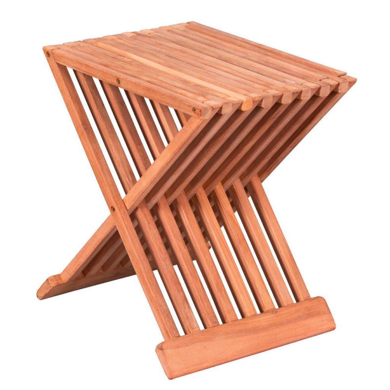 Gartentisch Klappbar Woodie Cross Teakholz L 41 cm