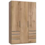 Möbelix Drehtürenschrank Mit Laden, B: 150 Cm, Eiche Dekor