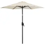 Möbelix Sonnenschirm Doppler DM: 182 cm H: 210 cm Naturfarben