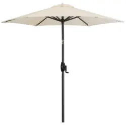 Sonnenschirm Doppler DM: 182 cm H: 210 cm Naturfarben