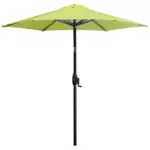 Möbelix Sonnenschirm Basic Lift Dm: 182 Cm H: 210 Cm Grün