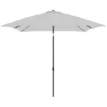 Möbelix Sonnenschirm Push Up Basic LxBxH: 208x208x248 cm Hellgrau