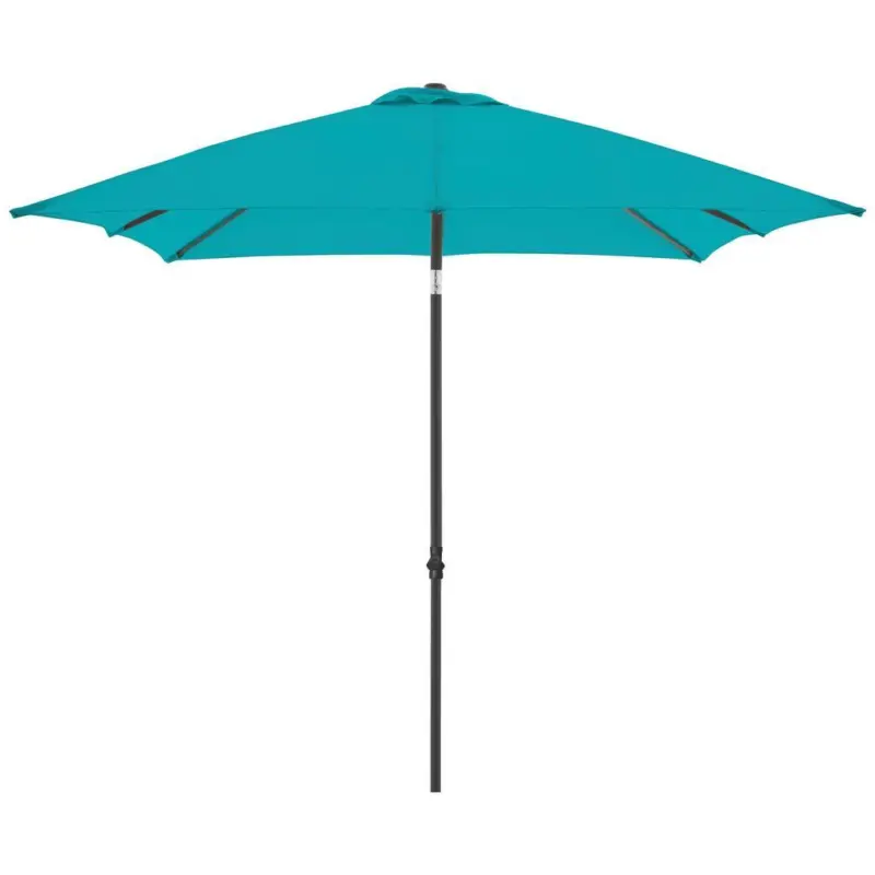 Sonnenschirm Push Up Basic LxBxH: 208x208x248 cm Petrol