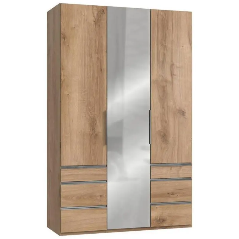 Dreht&uuml;renschrank Mit Laden B: 150 Cm Level, Eiche Dekor