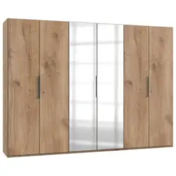 Drehtürenschrank Mit Spiegel B: 300 Cm Level, Eiche Dekor
