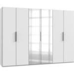 Möbelix Drehtürenschrank Mit Spiegel B: 300 Cm Level, Weiß