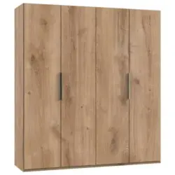 Drehtürenschrank B: 200 Cm Level, Eiche Dekor