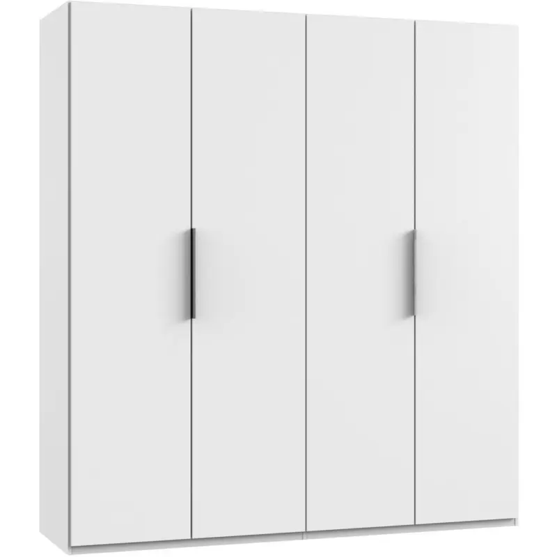 Drehtürenschrank B: 200 Cm Level, Weiß