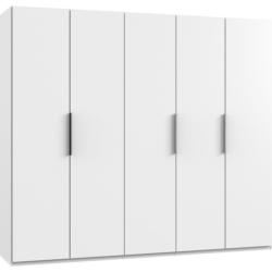 Drehtürenschrank B: 250 Cm Level, Weiß