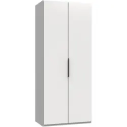 Drehtürenschrank 100 Cm Level, Weiß