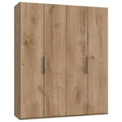 Drehtürenschrank B: 200 Cm Level, Eiche Dekor