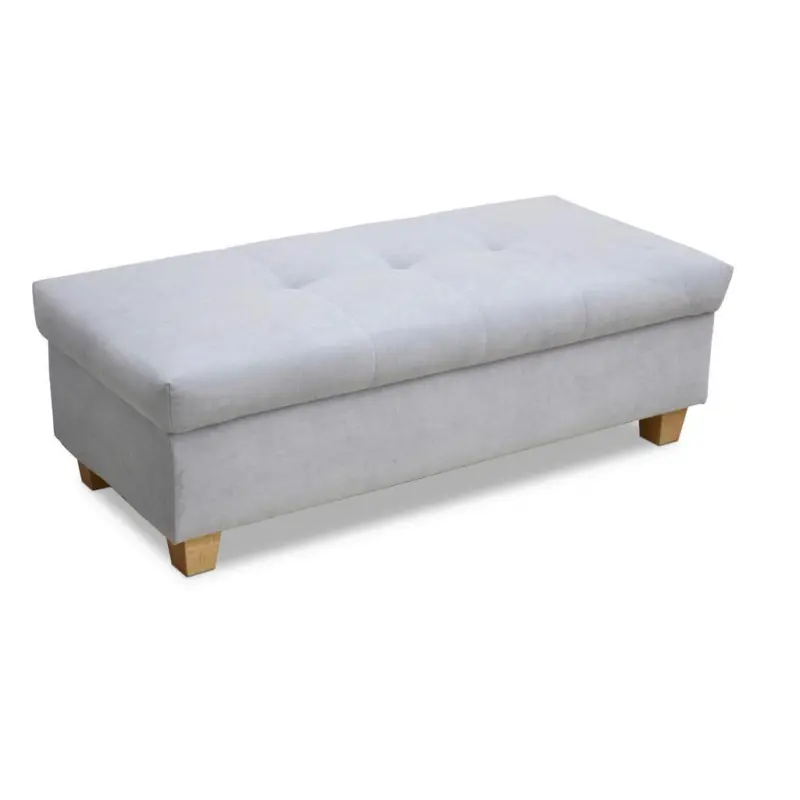 Polsterhocker Franzi Grau H: 42 Cm