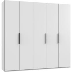 Drehtürenschrank B: 250 Cm Level, Weiß