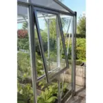 Möbelix Gewächshaus-seitenfenster H Esg-Glas, Alufarb. 55,4x87,6cm