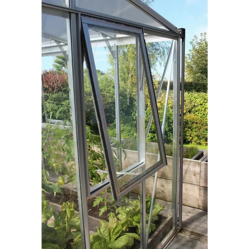 Gewächshaus-seitenfenster H Esg-Glas, Alufarb. 55,4x87,6cm